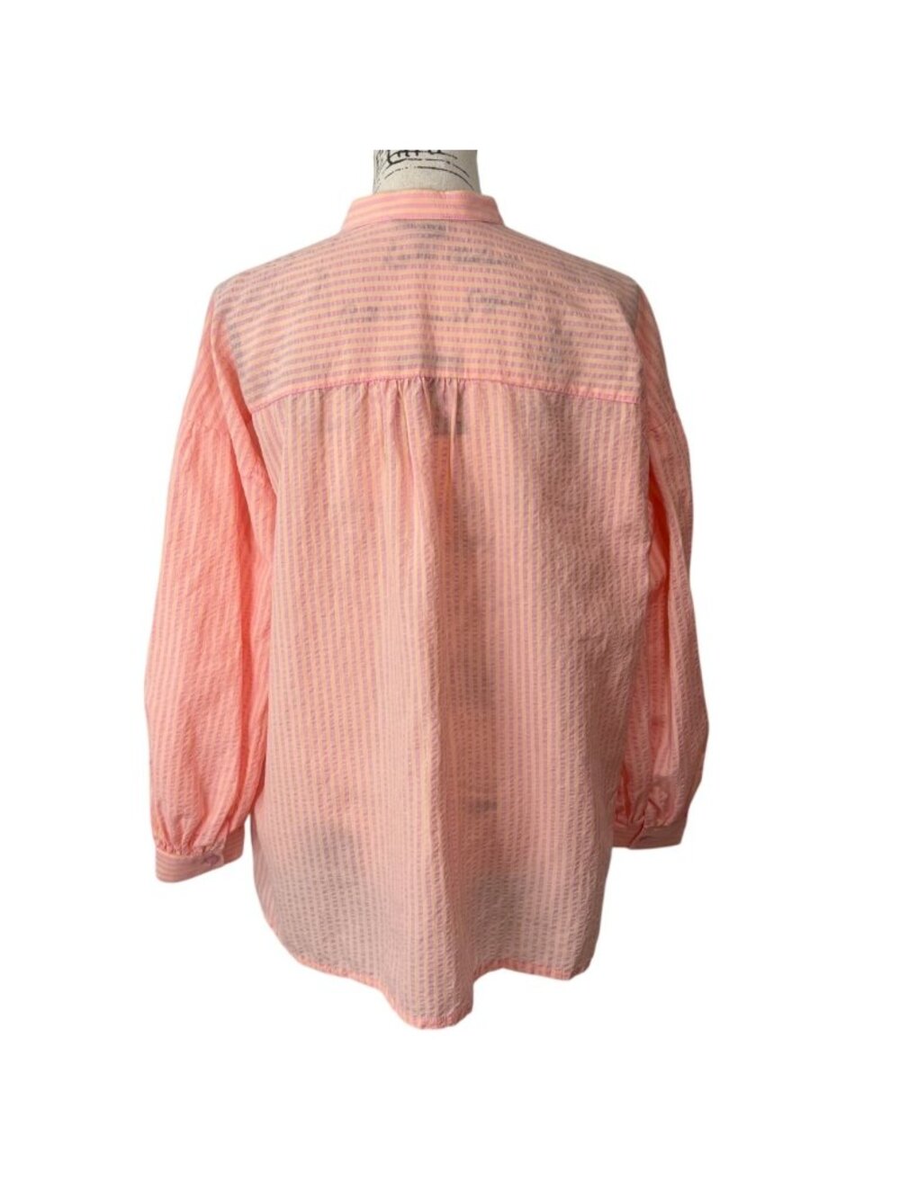 Tuckernuck Womens Size XS Pink Peach Juliette Button Down Blouse - Picture 3 of 8